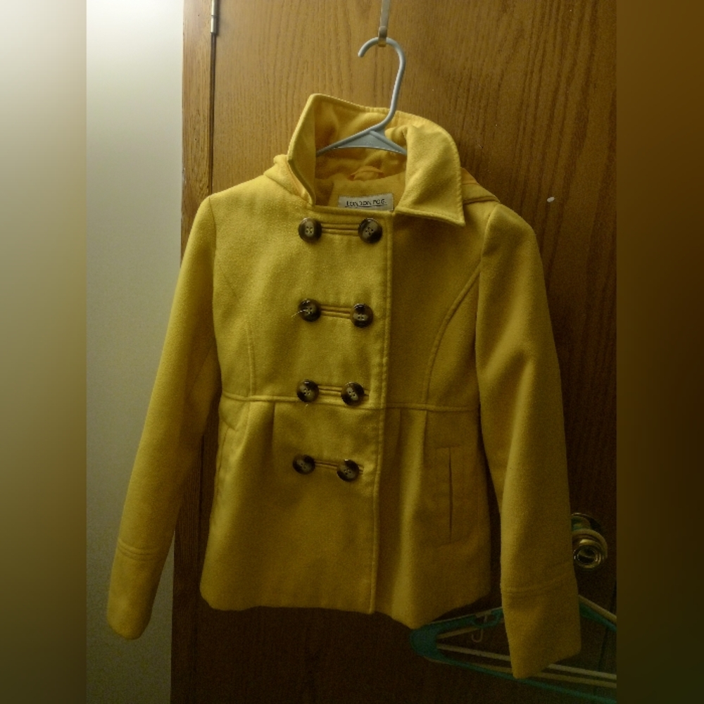 London Fog Young Girl's Hooded Peacoat